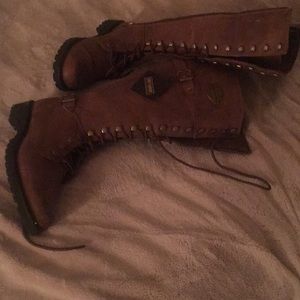 Harley knee high boots